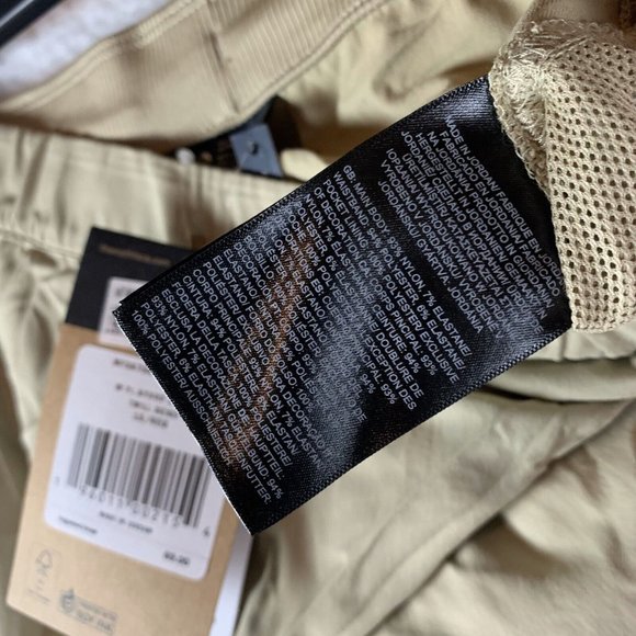 The‎ North Face Jogger Pants Women's 1X Twill Beige Stretch Elastic Waist 7526 - Picture 5 of 10